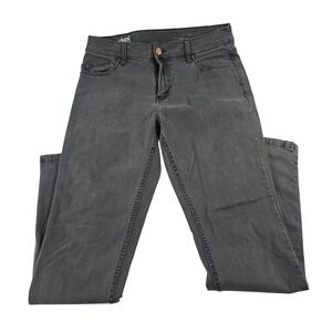 Mugsy Jeans Willys Mens Charcoal Grey Slim Fit Stretch Denim Pants 32x32